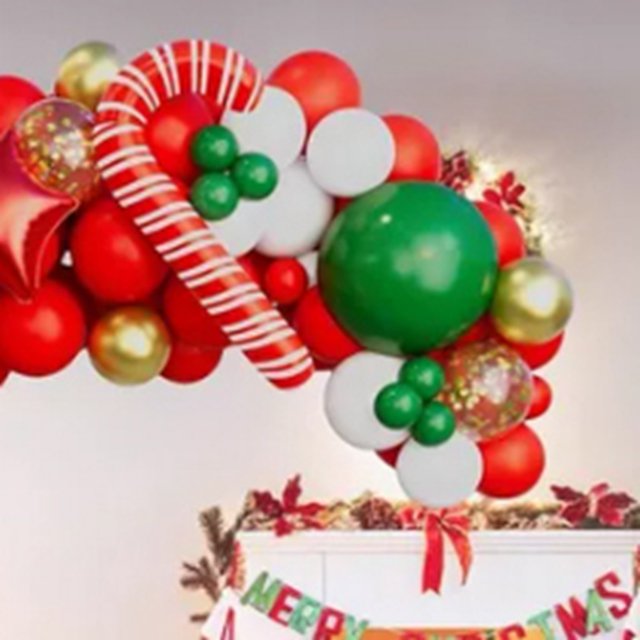 Decoraciones de Globos de NaviDad, Ensamblaje rápido en el Kit de Guirnaldas de Globo de Navidad decoración del Hogar para el año Nuevo