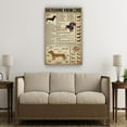 thumbnail image 4 of Dachshund Dog Wall Art Knowledge Poster Canvas Art For Bedroom Wall Prints Home Christmas Modern Farmhouse Decor Framed 16×24 in, 4 of 5
