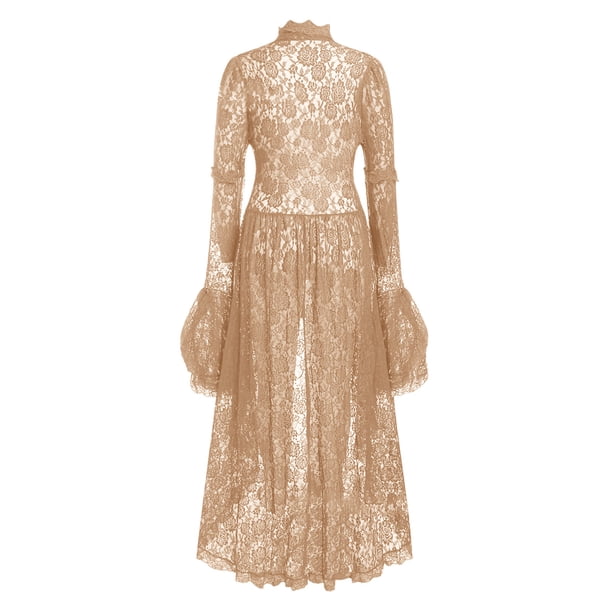 lace bow wedding dress Ivory Lace Bow Midi Dress XL main image 0