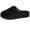 Black, variant on LongBay Women’s Soft Flannel Memory Foam Slippers Slip on House Fuzzy Shoes Indoor Outdoor