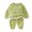 Green, variant on Vedolay Boy's Fall Sets Boy's 2 Piece Outfits Floral Ruffle Trim Cap Sleeve Blouse and Button Pants Set,Green 12-18 Months