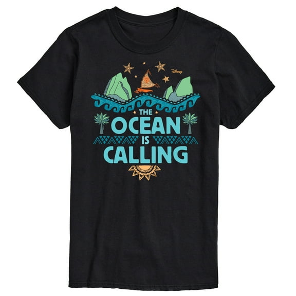 Moana - The Ocean Is Calling - Men's Short Sleeve Graphic T-Shirt