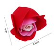 thumbnail image 2 of 27/81 Uds 3,5x4cm jabón flor Artificial sin Base de flores 3 cabezas de rosas de capas para el hogar boda Día de la madre decoración de caja de regalo DIY, 2 of 5