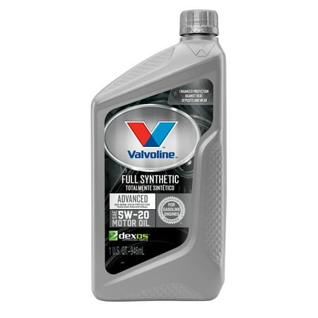 (3 pack) (3 Pack) Valvolineâ¢ Advanced Full Synthetic SAE 5W-20 Motor Oil - 1 Quart