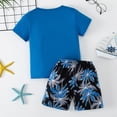 thumbnail image 5 of Tiijoy Summer Boys Beach Outfits Kids Casual Short Sleeve T Shirt Shorts Set, Sizes 7-8, 5 of 8