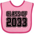 thumbnail image 3 of Inktastic Class of 2033 Boys or Girls Baby Bib, 3 of 4