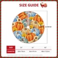 thumbnail image 4 of Bingfone Christmas Tree Skirt Mat Christmas Decoration Interior 36"-Pumpkins Sunflowers, 4 of 8