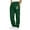 Green, variant on Mens Sweatpants with Pockets Men St. Patrick's Day Print Fashion Drawstring Elastic Waist Solid Color Casual Sweat Length Pants Gray M