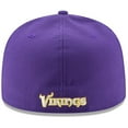 thumbnail image 3 of Men's New Era Purple Minnesota Vikings 59FIFTY Fitted Hat, 3 of 4