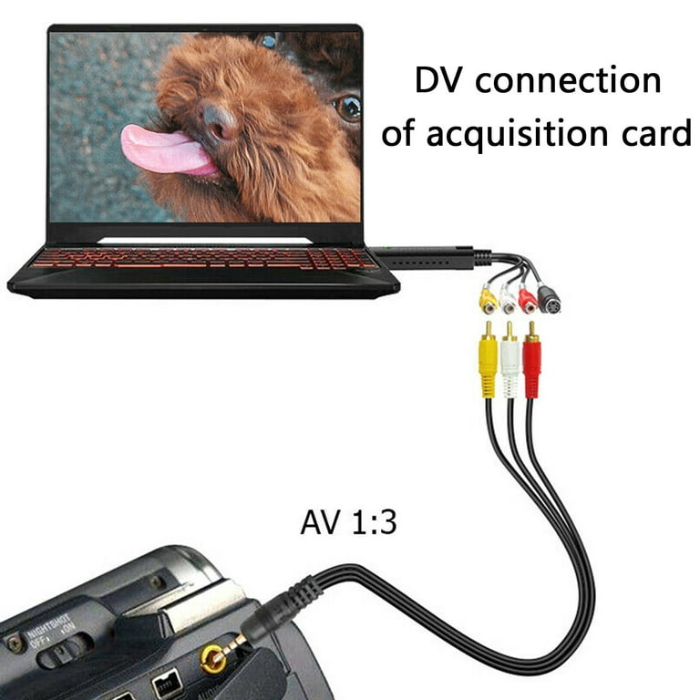 USB 2.0 Audio TV Video VHS to DVD VCR PC HDD Converter Adapter