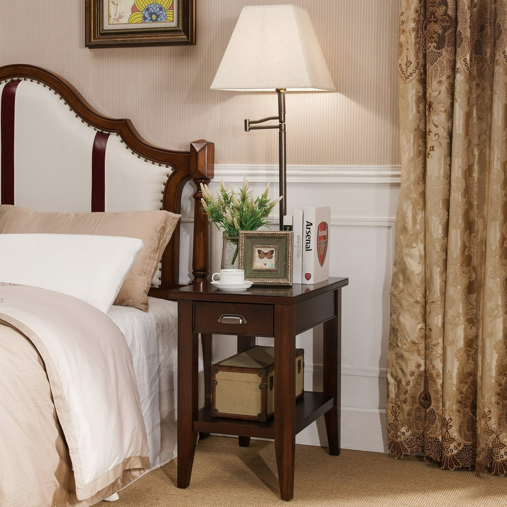 Leick Home Laurent Chairside Lamp End Table