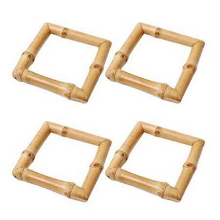 

Bamboo Napkin Rings Set of 4 Handmade Napkin Holder Wedding Home Table Setting