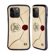 Head Case Designs Officially Licensed Harry Potter Hogwarts Letter Envelope Acceptance Parchment Hybrid Case Compatible with Apple iPhone 15 Pro