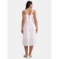 thumbnail image 3 of Time and Tru Women's Midi Eyelet Dress, Sizes XS-XXXL, 3 of 4