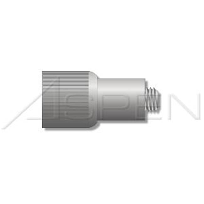 Press in Style THK=0.036 Natural Finish 20 pcs #10-32 X 0.34 Slotted Drive Retractable Captive Panel Fasteners