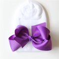 thumbnail image 1 of Gorro de punto para bebé recién nacido con Lazo de cinta grande, gorro de Hospital infantil, gorro cálido para bebé, lazos para sombreros, turbante de punto, 1 of 4