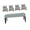 Light Grey, variant on ANXPTIME Set Of 2 Waterproof Benches Cover For Patios And Restaurant Elastic