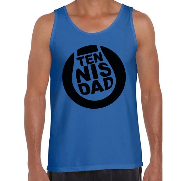 Awkward Styles Men's Tennis Dad Sport Father`s Graphic Tank Tops Tennis Lover Gift Father's Day