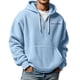 thumbnail image 5 of MHFRRA Sudadera con Capucha, Suave, Cómoda, para Uso Informal Al Aire Libre, Ligera, Deportiva, con Cremallera Azul claro, 5 of 8