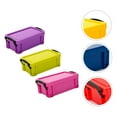 thumbnail image 6 of STOBOK Plastic Bins Assorted Color 3pcs PP, 6 of 8