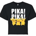 thumbnail image 3 of Pokémon - Pika! Pika! - Juniors Cropped Cotton Blend T-Shirt, 3 of 5