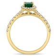 thumbnail image 4 of Everly Women's Emerald 14K Yellow Gold Engagement Ring, 4 of 8