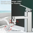 thumbnail image 3 of Mistaha Faucet Household Dual Speed Universal Splashproof 1.6Mpa 1080掳 Rotatable Splashproof + Booster Lift Robotic Arm Bathroom Wash Extension Faucet Mouth, 3 of 6
