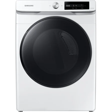 Samsung 7.5 cu. ft. Smart Dial Gas Dryer with Super Speed Dry in White DVG45A6400W
