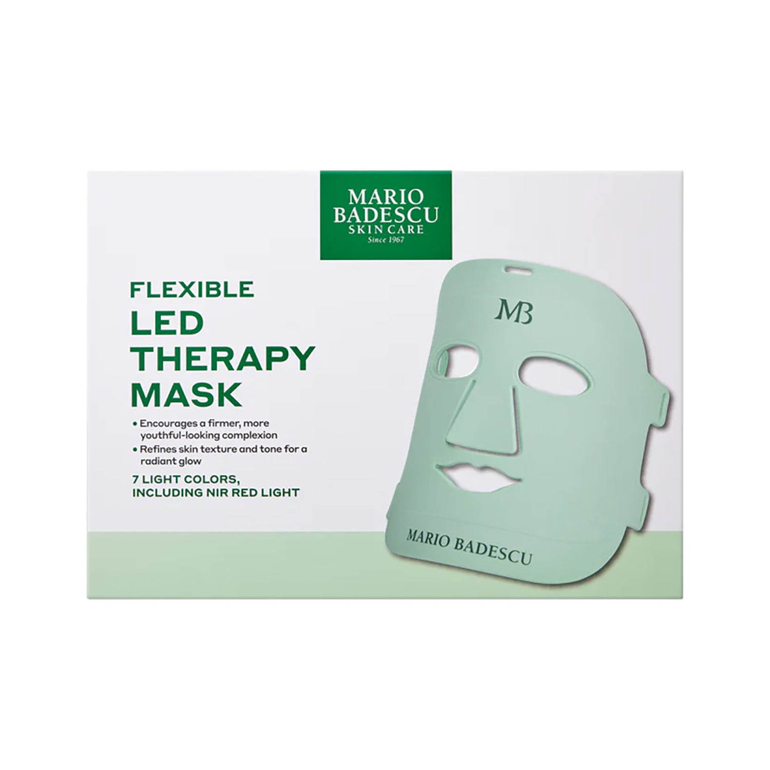 Mario Badescu Flexible LED Light Therapy Facial Mask with 62 LED Lights