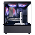 thumbnail image 2 of Suevery Gaming PC Desktop Coumputer, AMD Ryzen 5 5500 | RTX 3050 6GB | 16GB DDR4 | 512GB NVMe 3.0 SSD | WiFi 6 | RGB Fans | Black, 2 of 7