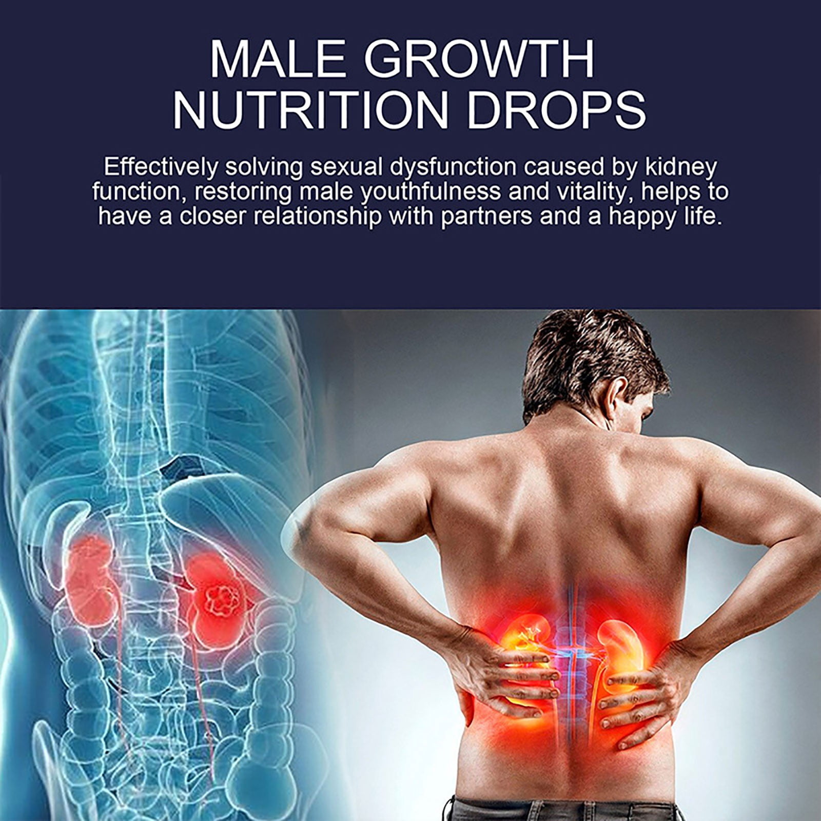 1PC Men's Drop Body Care Oil Physical Stress Discomfort And Fatigue Enhances Body Relaxation And Health Care Solution 30ml
