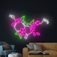 thumbnail image 3 of Handmadetneonsign Serotonin Happiness Neon Sign, Flower Wall Art Decor, Chemistry Molecule Wall Decor, 3 of 5