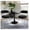 Black2/Black, variant on 24" Round Kitchen Table Set for 2, Small Dining Table with Chairs, Upholstered Seats, Compact Space Saving Table & Chair Set for Apartment, Breakfast Nook, Black/White