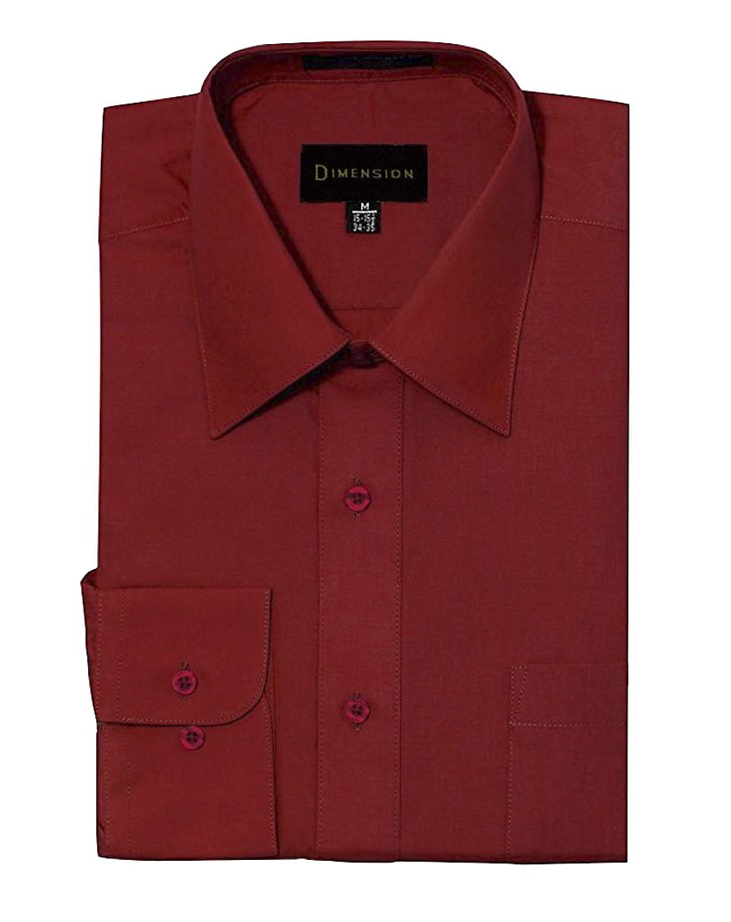 Long Sleeve Business Dress Shirt Regular Fit One Pocket Variety Of