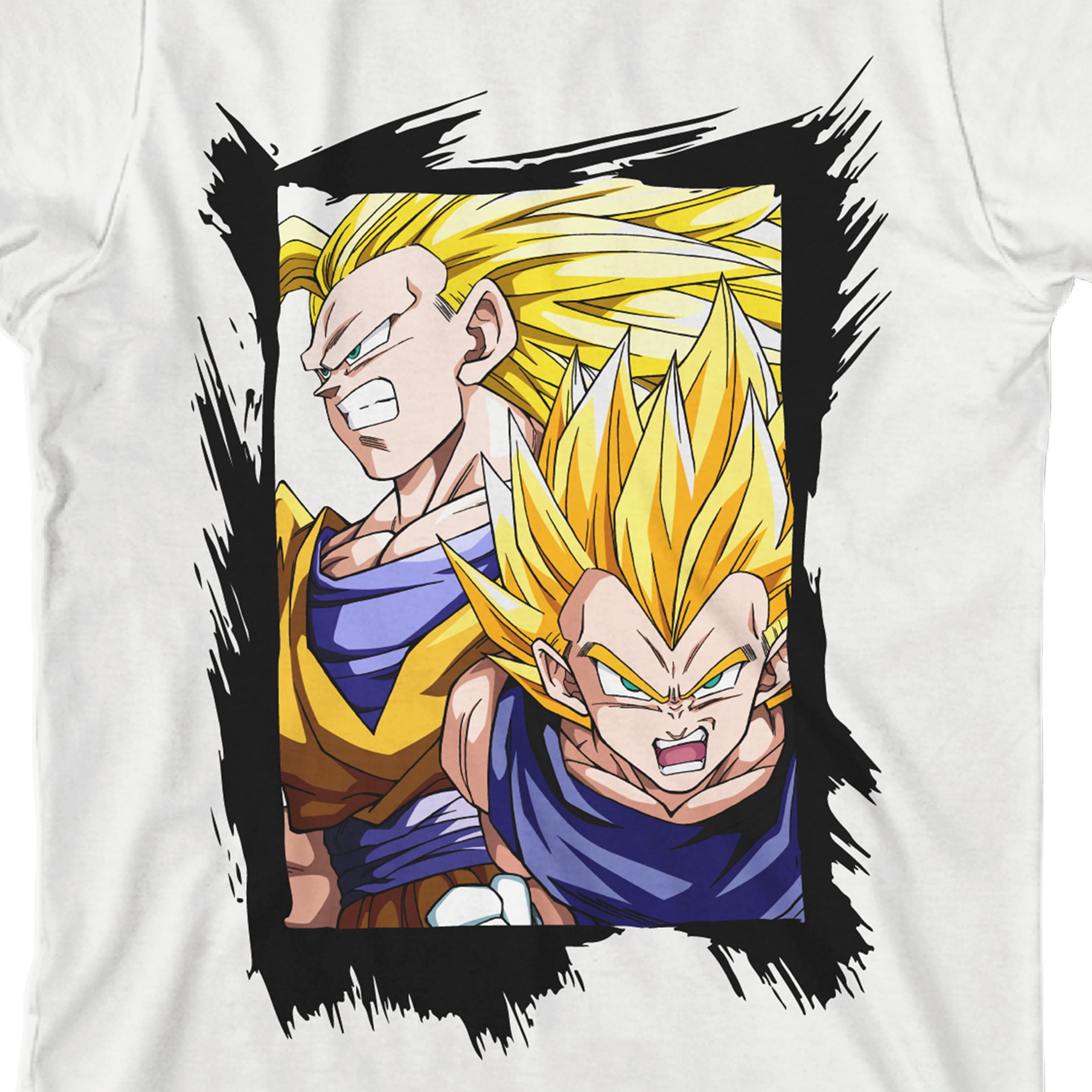 Dragon Ball Z Saiyans And Androids Boy's White T-shirt-x-large