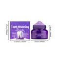 thumbnail image 3 of HYLLai Purple Tooth Whitening Powder, Gently Cleans & Brightens Teeth, Helps Remove Stains, Cares for Enamel & Gums, 15g, 3 of 9