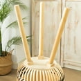 thumbnail image 3 of Woven Flower Pot Faux Rattan Planter High Living Room Floor Shelves, 3 of 6