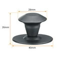 thumbnail image 3 of Punch-Free Drawer Handle Self-Adhesive Hook Metal European-Style Single-Hole, 3 of 9