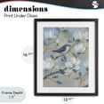 thumbnail image 4 of Stupell Industries Shabby Chic Blue Bird & Magnolia Black Framed Print Under Glass, 13 x 16, by Nan, 4 of 8