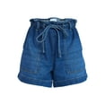 thumbnail image 6 of Time and Tru Women's Drapey Utility Shorts, 4" Inseam, Sizes XS-XXXL, 6 of 6