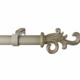 thumbnail image 4 of Urbanest Adjustable Single Curtain Rod Set Burnt Gold Coda Finials – 1 - Inch Diameter, With Black Rod, 28–48 Inches, 4 of 4
