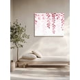 thumbnail image 5 of Pink Ombre Botanical Wall Art for Living Room,Canvas Picture Wall Decor for Bathroom Bedroom,Watercolor Country Pastoral Leaf Painting Artwork for Office Kitchen Hallway Dining Room Decor 20"x24", 5 of 8