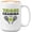 Tennis Grandma White, variant on Tennis Player Mug White 11oz - Home is Where The Court is - Court Pro Tennis Racket Ball Winning Double Strategy Trainer Equipment