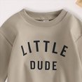 thumbnail image 4 of Toddler Baby Boy Clothes Long Sleeve Crewneck Sweatshirt Top Casual Pants Set 2Pcs Fall Winter Outfits 3M-3T, 4 of 5