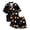 A-Black59, variant on JAJAHO Halloween Girls Pajama Sets Pumpkin Ghost Short Sleeve Button Up Shirts And Shorts 2 Piece Set 2-13Y