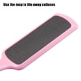 thumbnail image 3 of Unique Bargains 4 Pcs Coarse and Fine Dual Sided Foot File Removes Dead Skin Pedicure Pink White, 3 of 7