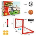thumbnail image 2 of Wupuaait Xmas Gift Indoor Outdoor Hover Soccer Ball Set Toy with Football, Basketball for 3-12 Years Old Kids, Red, 2 of 8