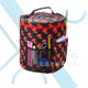 thumbnail image 1 of Bolsa de almacenamiento de herramientas de tejido de lana con forma de barril, bolsa de almacenamiento de lana portátil con forma de abeja y flores silvestres para accesorios de crochet, 1 of 6
