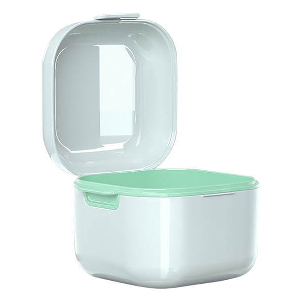 Inteprter Estuche para llaves Limpieza en remojo Caja de almacenamiento de falsos Plástico lavable Bolsillo Pezón Contenedor de joyas Accesorio Almacenamiento y organización del hogar blanco Inteprter HA059508-04