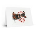 thumbnail image 2 of DistinctInk Greeting Card / Note Card - Valentine's Day Manchester Terrier Puppy - PACK of 10, 2 of 7